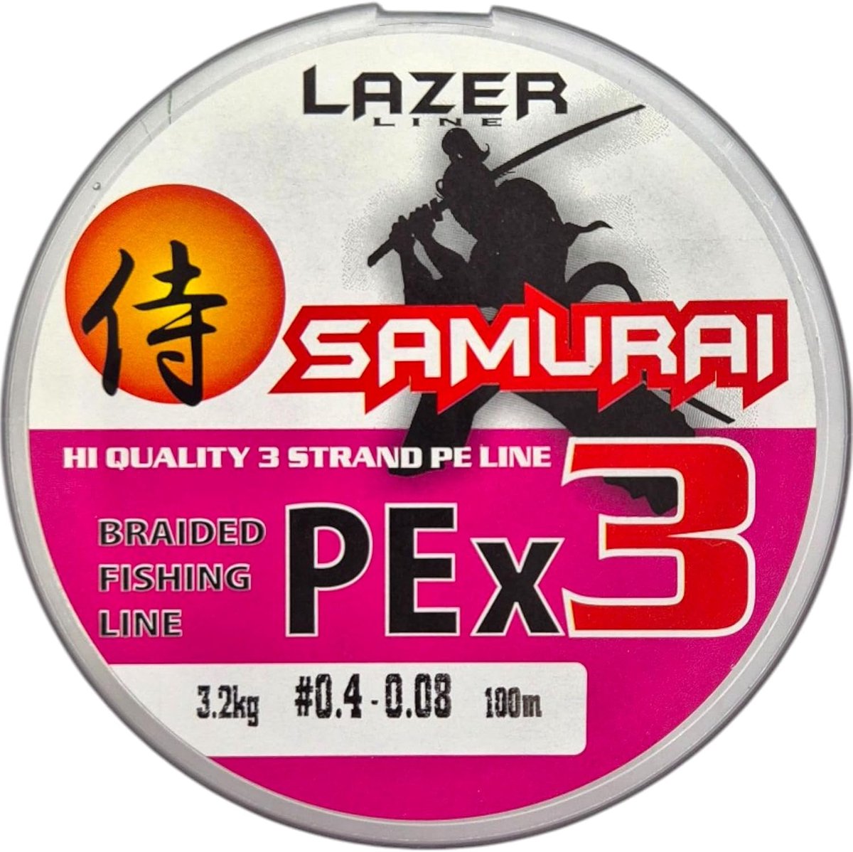 Fishing line braided PE X3, 100 m diameter 0.08 mm, test 3.2 kg, 3 kg, 3-fold, fishing tendon, braided fishing line - ShopVlot