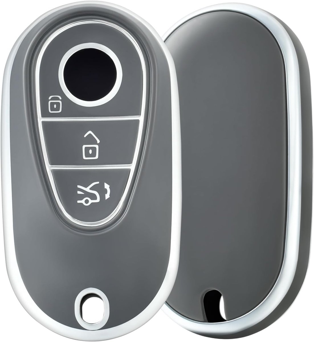 Key Cover Car Key Cover Car Key Case Key Case for Mercedes Benz C-Class W206 S-Class W223 GLC X254 EQS V297 EQE V295 - ShopVlot