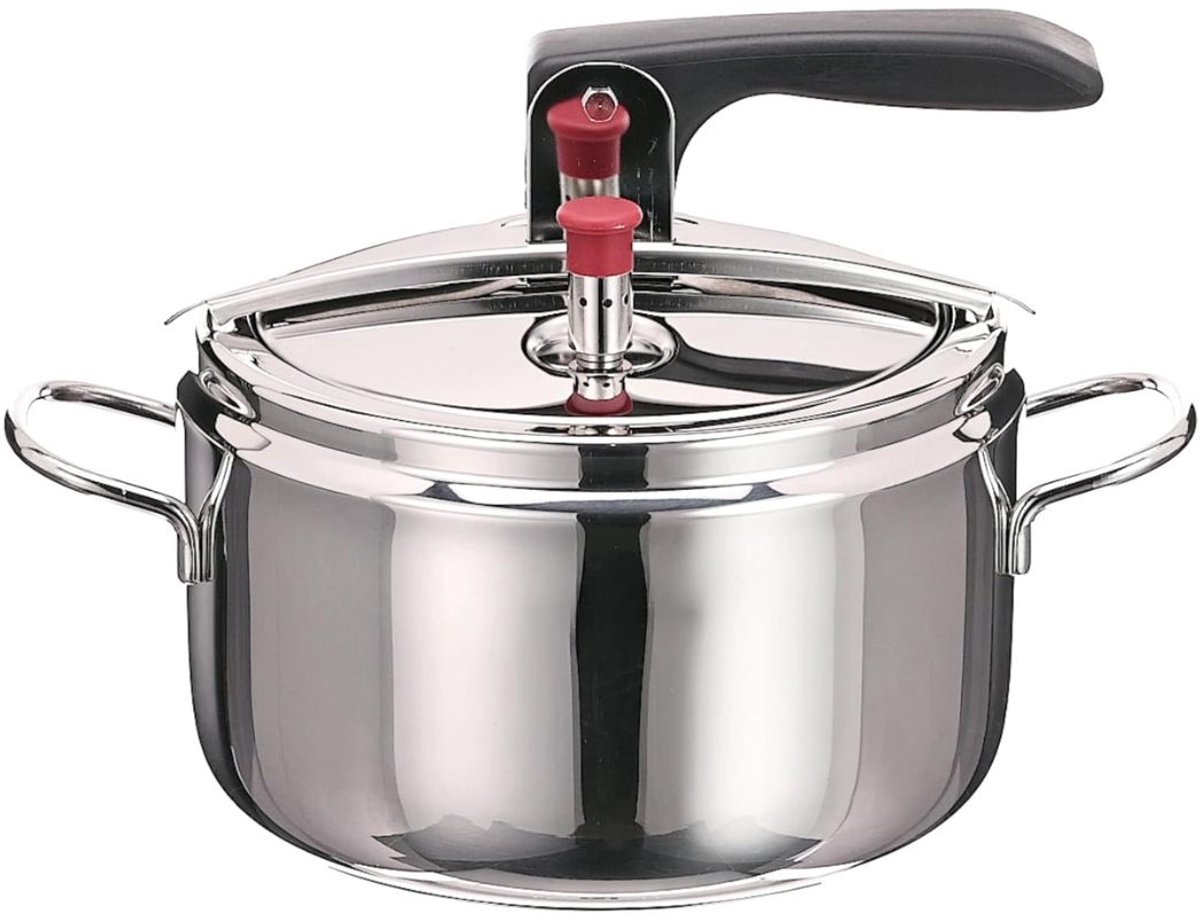 VALI® Snelkookpan Inductie - Pressure Cooker - Snelkookpan - Zilver - 23cm x 32cm x 23