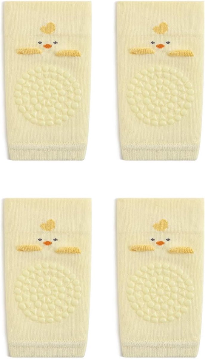 Kruipkniebeschermers voor baby's, 2 paar, antislip, met rubberen punten, bescherming voor kinderen en baby's in de - ShopVlot