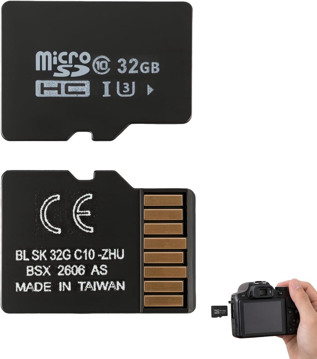 32 GB microSD memory card with 10 MB/s UHS-I U1 – compatible with phones, drones, tablets, 4K and HD cameras, dashcams - ShopVlot