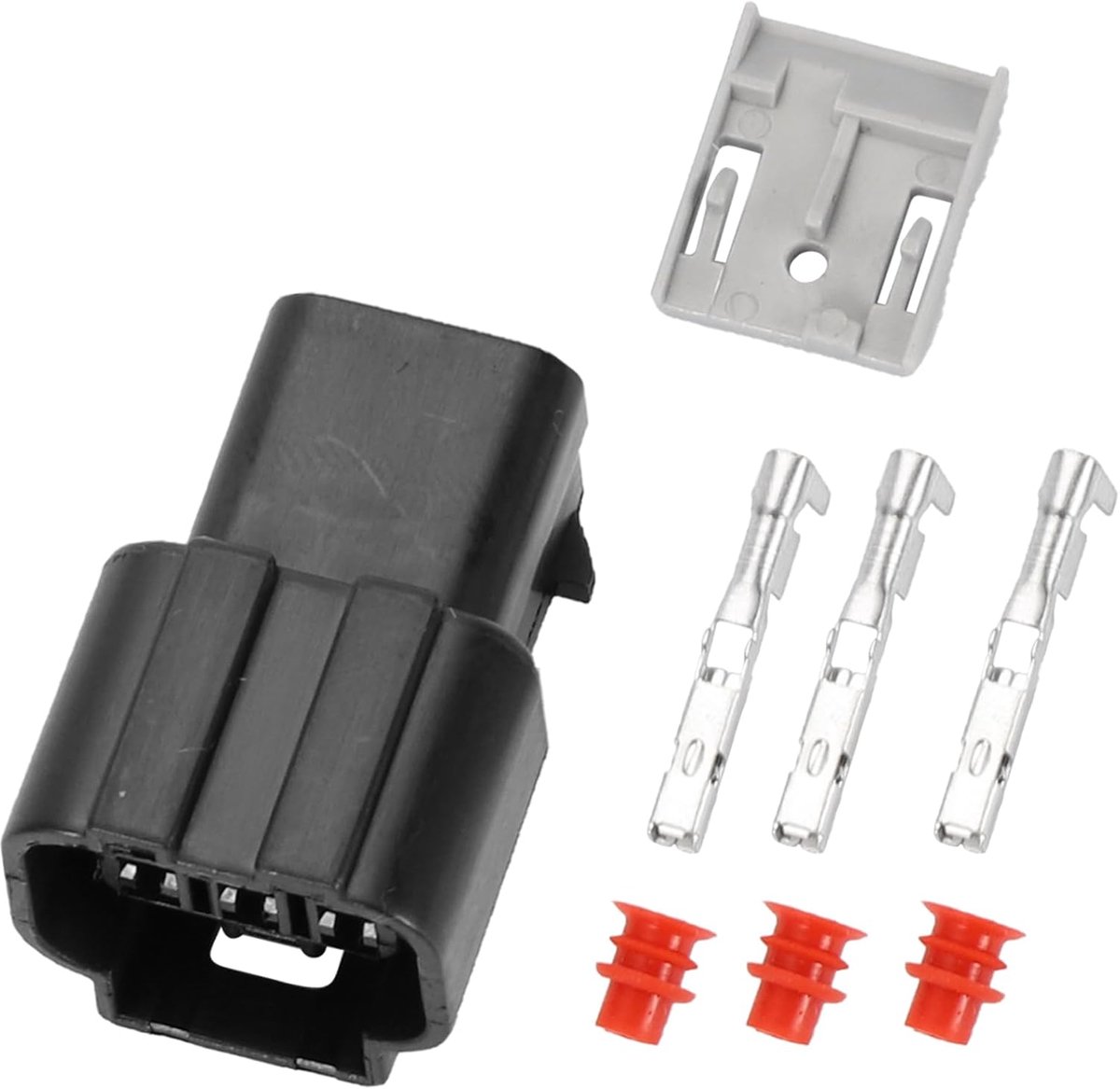 Water Temperatuur Sensor Connector Plug voor Kia 1mm Waterdichte Inner Vrouwelijke Draad Terminal Connector Zwart 1 Set - ShopVlot