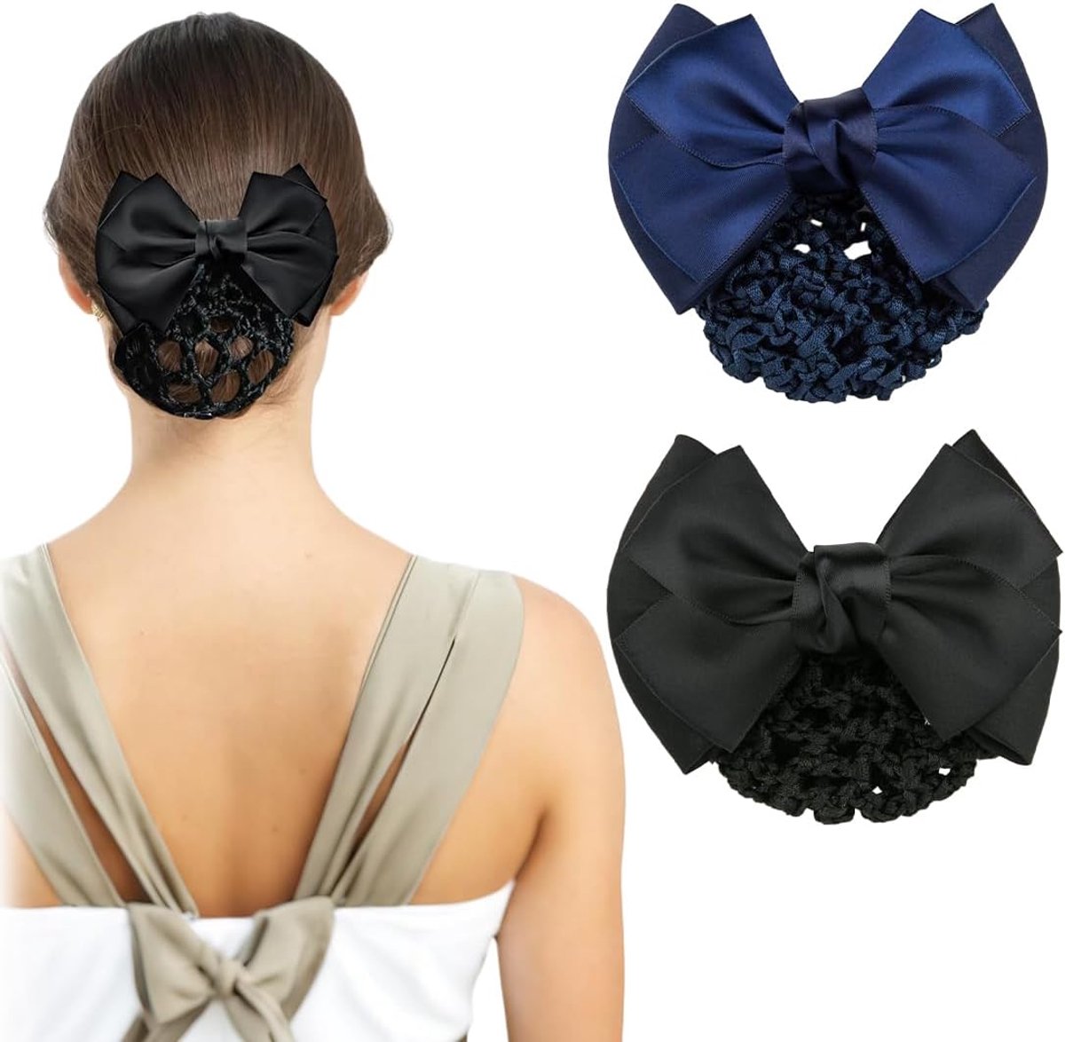 Pack of 2 Hair Bows Hair Bows for Girls, B - ShopVlot