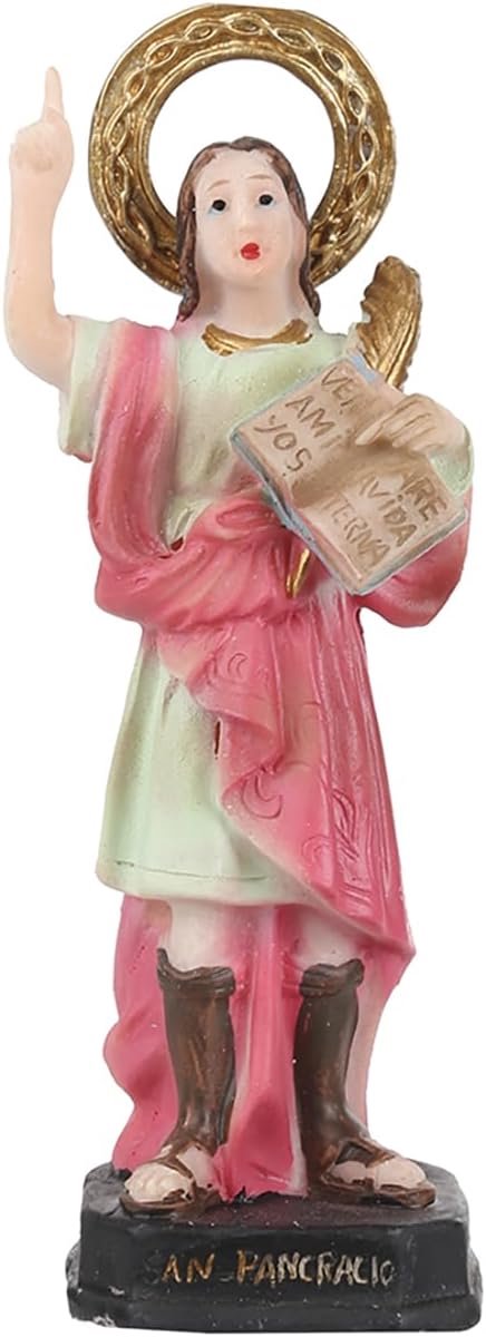 TWO TIGERS St.-Pancracius Figure, 2 Sizes and Units to Choose From, Resin Religious Picture, Decoration for Dining - ShopVlot