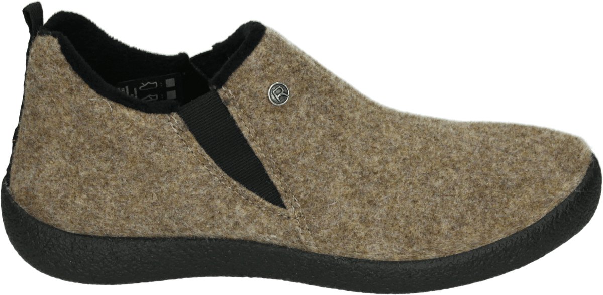 Rohde 2010 - Dames pantoffels - Kleur: Taupe - Maat: 37