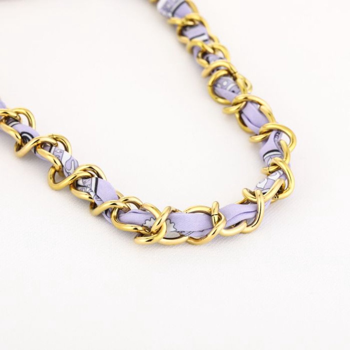 ketting - schakel - rvs - goud - cadeau tip