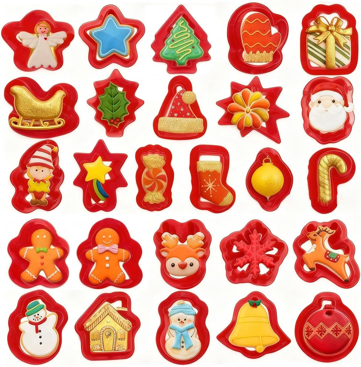 Christmas Cookie Cutters Christmas Cookie Cutters 3D Cookie Cutters for Christmas, Christmas Cookie Cookie Cutters, 3D - ShopVlot