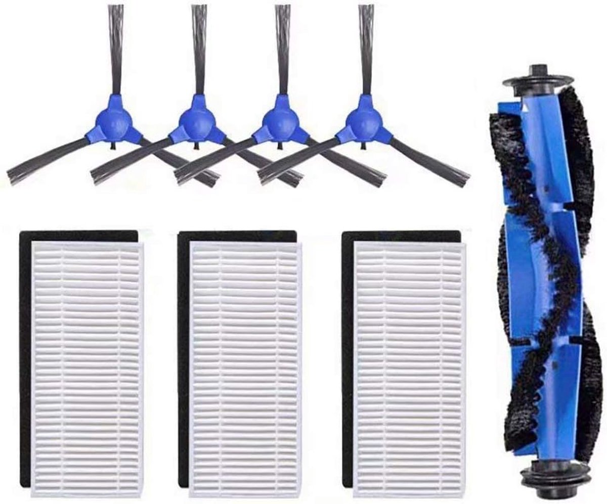 Replacement Parts for Eufy 11S/RoboVac 30 / Eufy 30C/15C Robot Vacuum Accessory Pack with Roller Brush Filters Side - ShopVlot