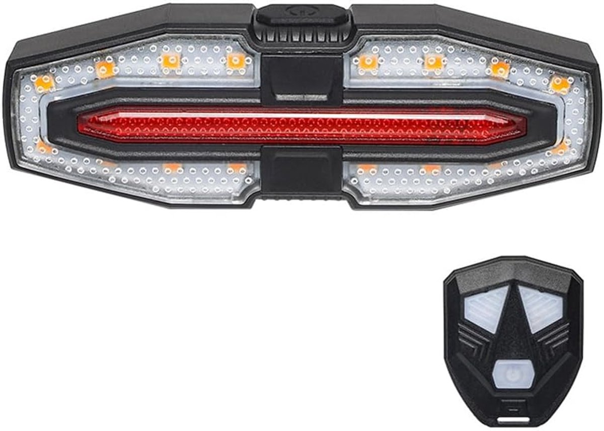 Bicycle Indicator, Rear Light, Flashing Light, Mountain Bike Tail Light, Bike Equipment, Easy Installation - ShopVlot