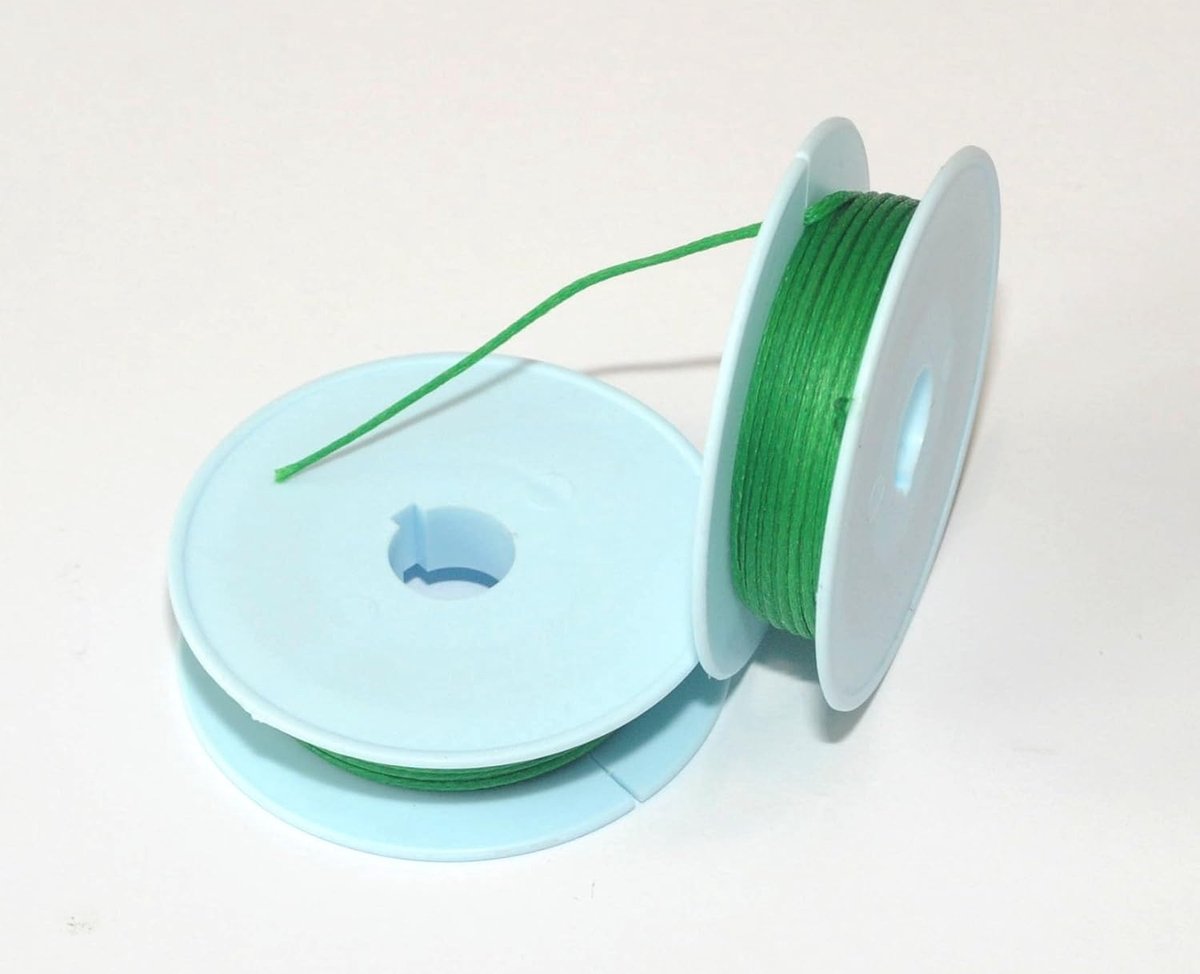 Gleistein Takelgarn 30m x1.0mm Green, waxed - ShopVlot