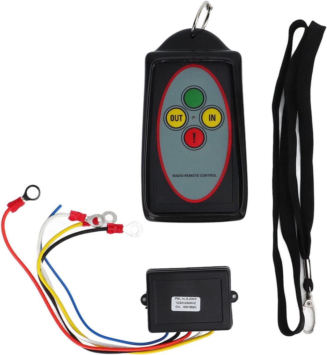12/24V Wireless Winch Remote Control Kit Electric Winch Controller Universal For ATV Truck - ShopVlot