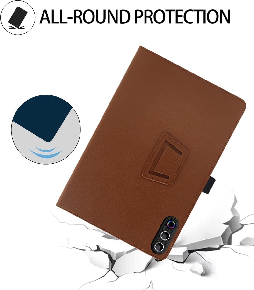 Hoes voor Ainmel Tablet G9 (11,5 inch), schokbestendige beschermhoes met versterkte hoeken, pennenetui en handriem - ShopVlot