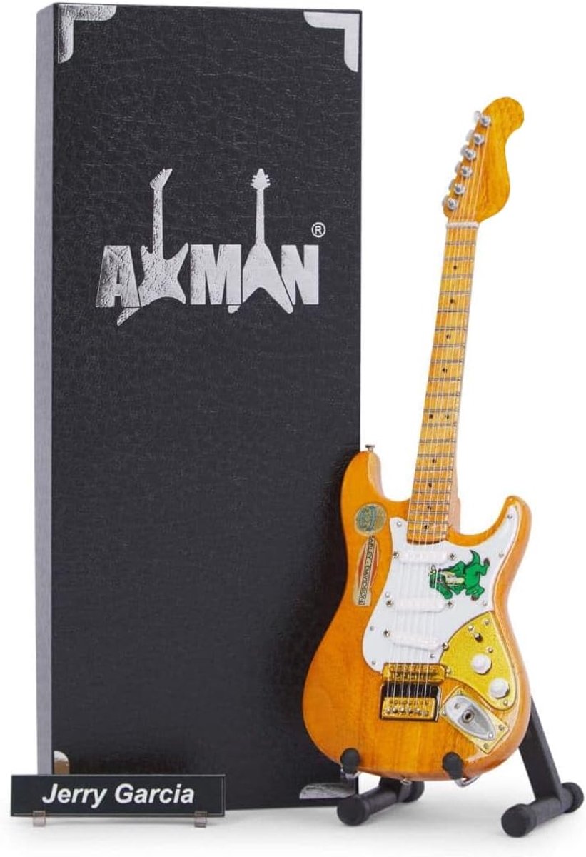 Jerry Garcia Miniature Guitar Replica - Music Gifts - Handmade Ornamental 1/4 Scale - ShopVlot