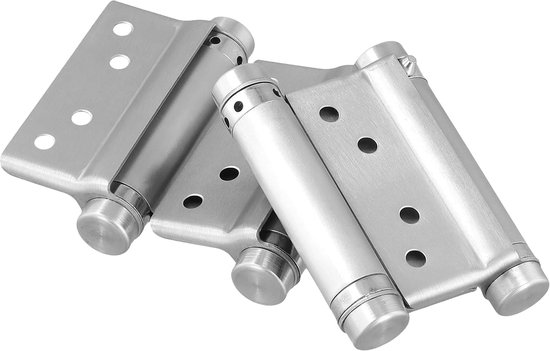 4pcs 75mm stainless steel saloon door hinges stainless steel for cafe saloon garden door wooden doors 2 pairs - ShopVlot — afbeelding 4