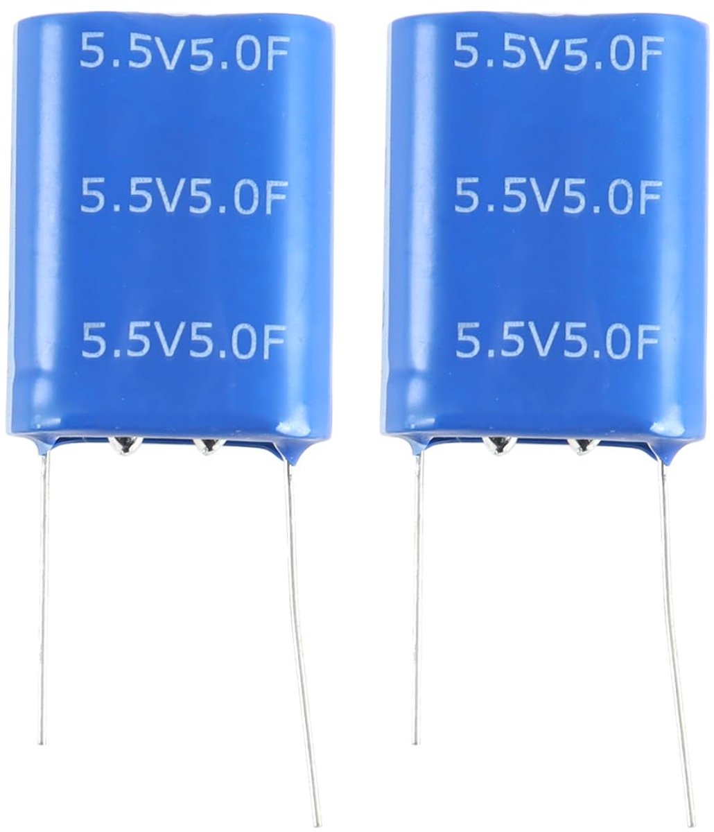 Sylen 2 stuks 5,5V/5F Farah Supercondensator gewikkelde module, ultracondensator supercondensator voor - ShopVlot