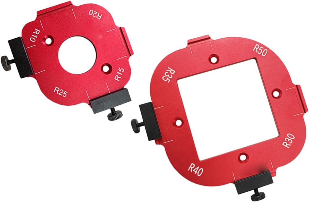 Versatile model set for milling machine with radius with 8 selectable angles for precise curves, 4-in-1 aluminum alloy - ShopVlot