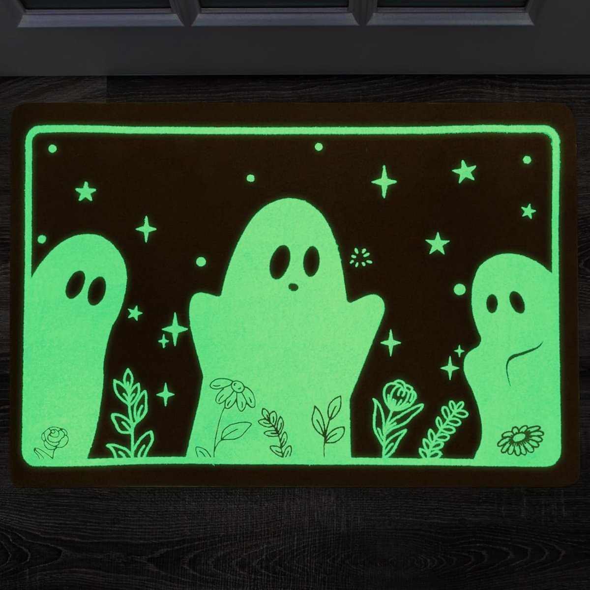 Halloween Door Mat, 40 x 60 cm, Creepy Bath Mat, Decorative Luminous Door Mat, Funny Horror Rugs Foot Mat, Funny - ShopVlot