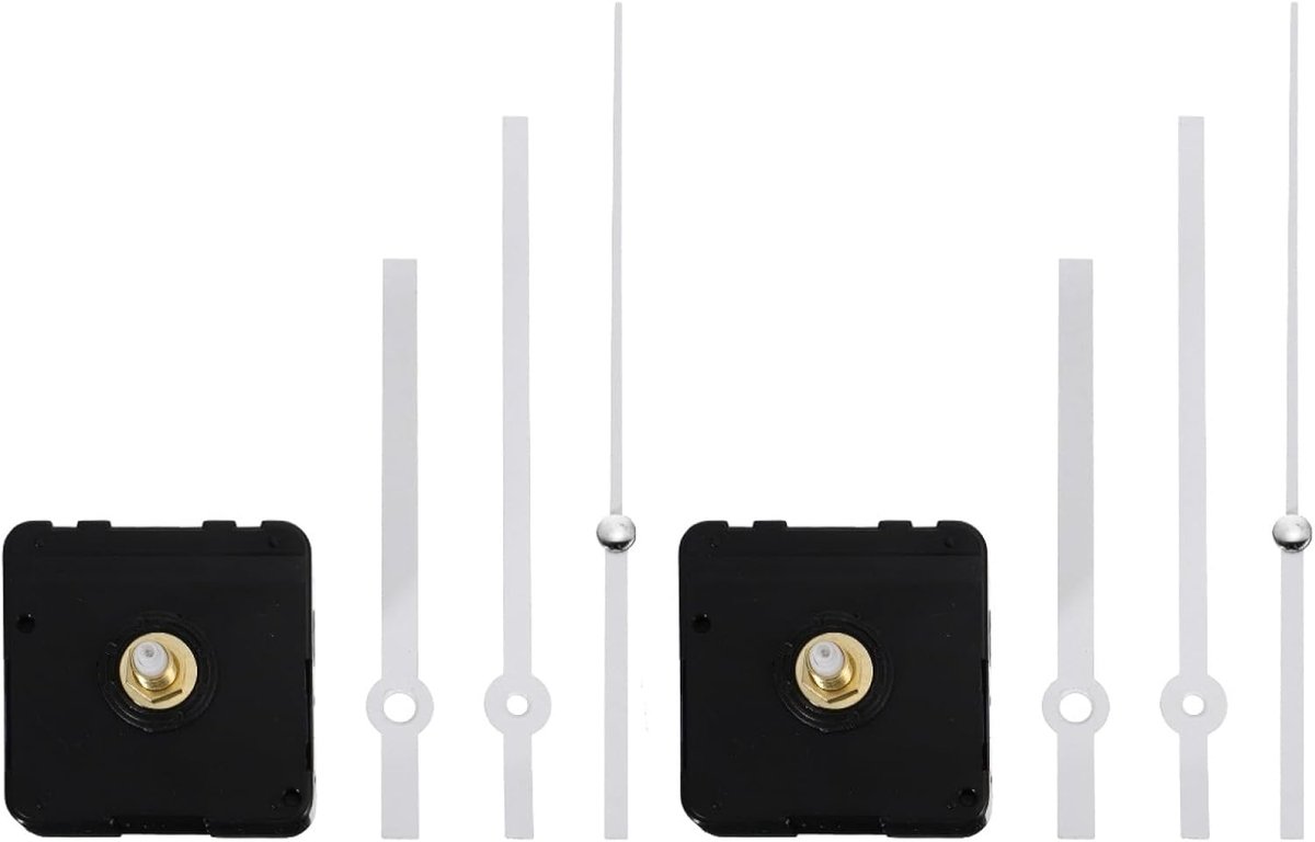 DOITOOL 2PCS Silent Clock Self Making Watch Pointer Kit Battery Movement Silent Movement Movement Motor Parts for - ShopVlot