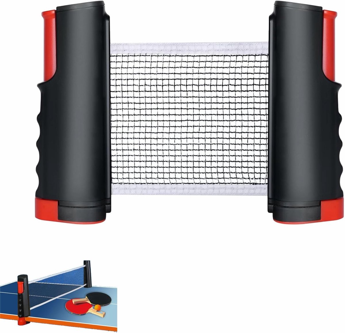 Table Tennis Net, Extendable Mobile Table Tennis Net, Portable Ping Pong Replacement Net, Adjustable Retractable Table - ShopVlot