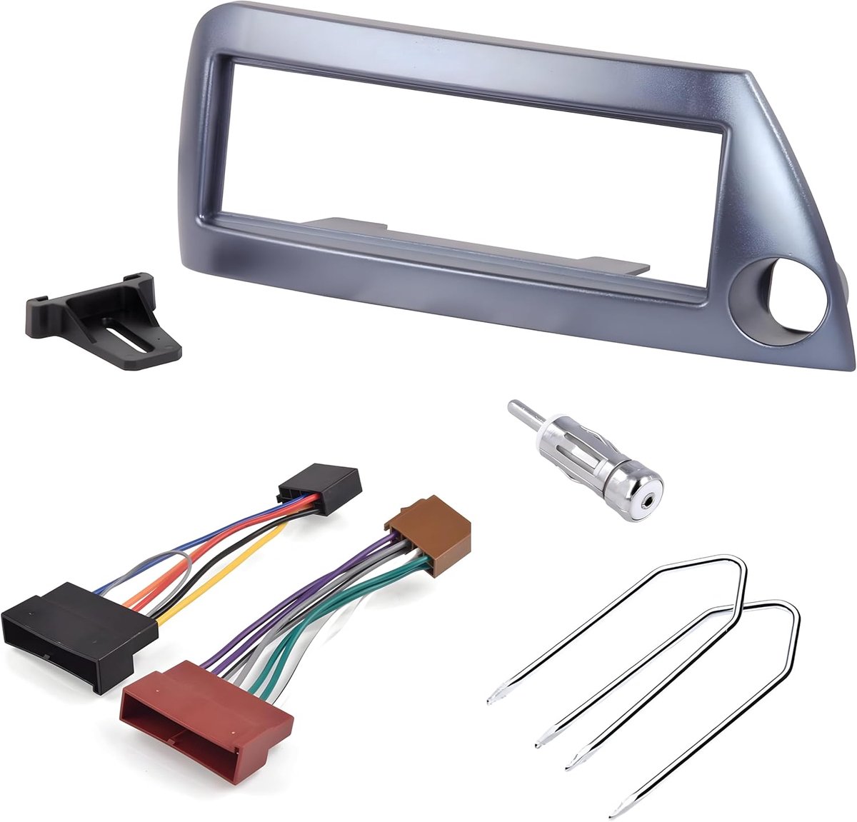 Radio panel kit 1-din bevestigingskit - Blauw - Geschikt voor Ford Ka 1996-2008 - Inclusief accessoires - ShopVlot