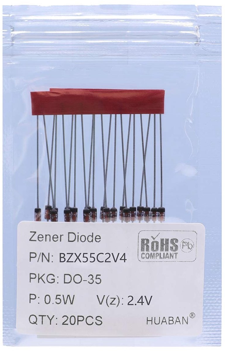 Solidchoice - Zener Diodes Set van 20 Stuks