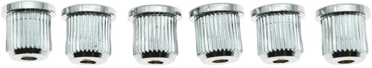 Solidchoice - Set van 6 Chrome Guitar String Ferrules voor Telecaster