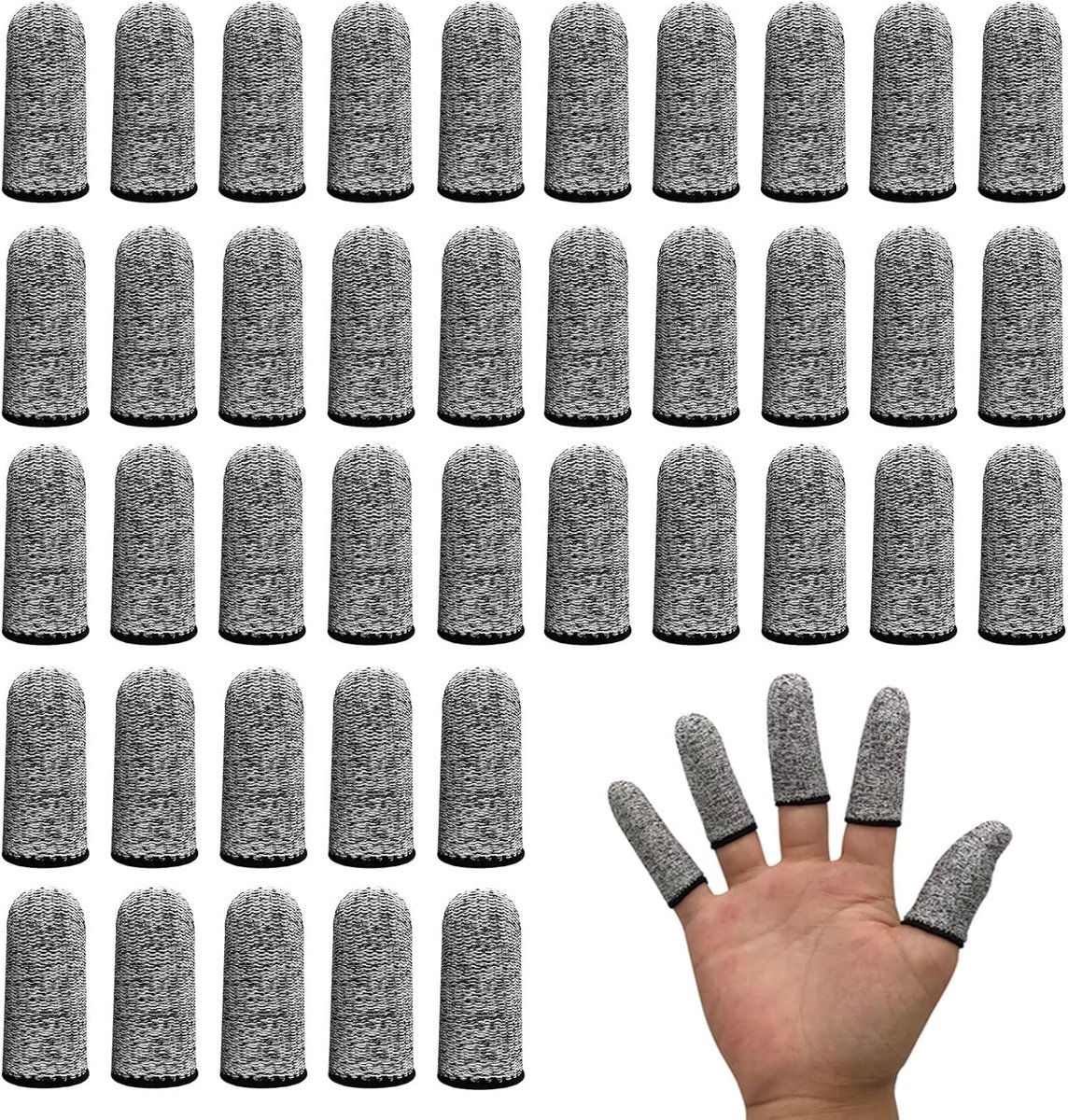 Vingerbeschermers 40 stuks - Herbruikbaar en snijbestendig - Veilig voor tuin en keuken - ShopVlot