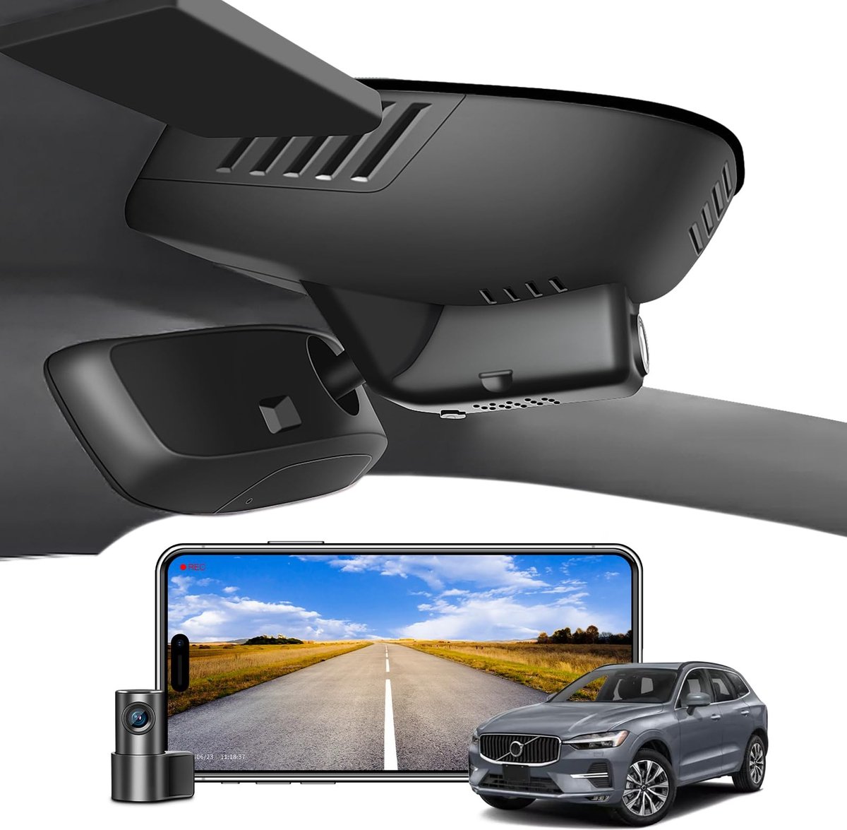 Solidchoice - 4K Dashcam voor Volvo XC60 met WiFi en G-Sensor