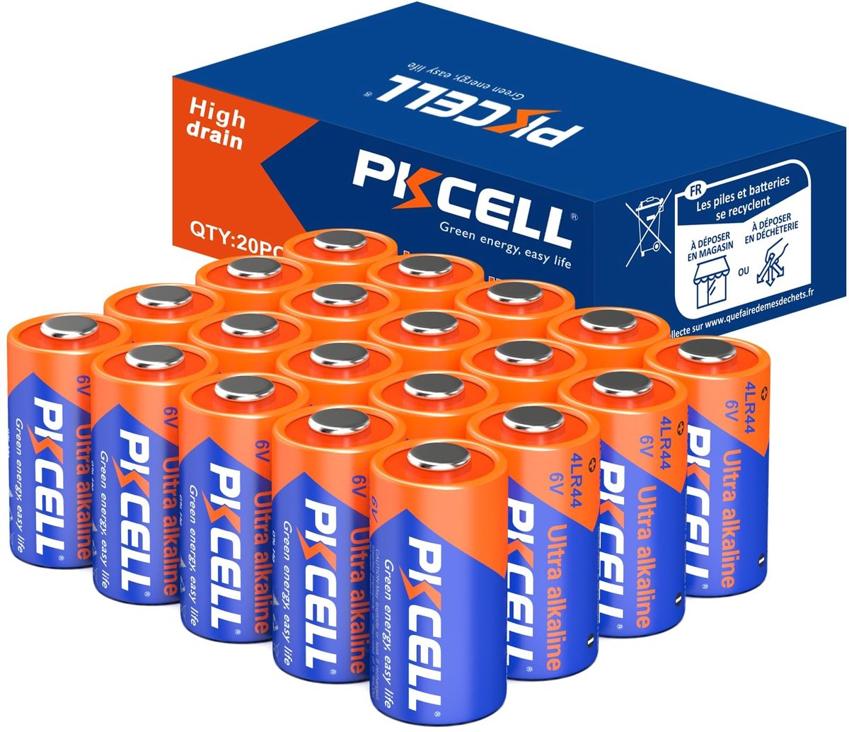 Solidchoice - 20 Stuks 6V Alkaline Batterijen Model 4LR44