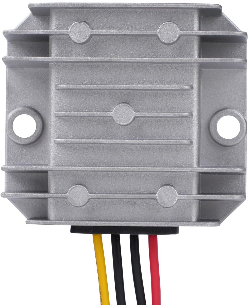 SnelShoppen - DC Voltage Converter - Step Down Converter - Waterdichte Voltage Stabilizer Module DC 20-60V naar 12V 10A - Aluminium behuizing, 120W vo