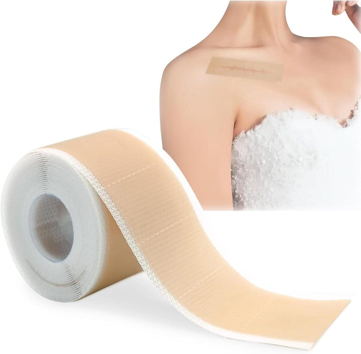 Siliconen littekentape 4 cm x 150 cm - flinterdun - onzichtbare bedekking - effectief littekenherstel - ShopVlot