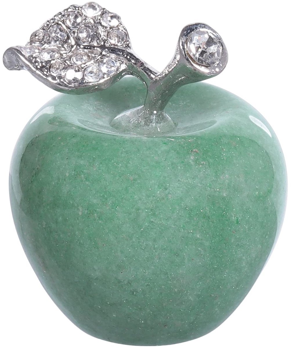 Solidchoice - Groene Aventurijn Appel Beeldje voor Decoratie