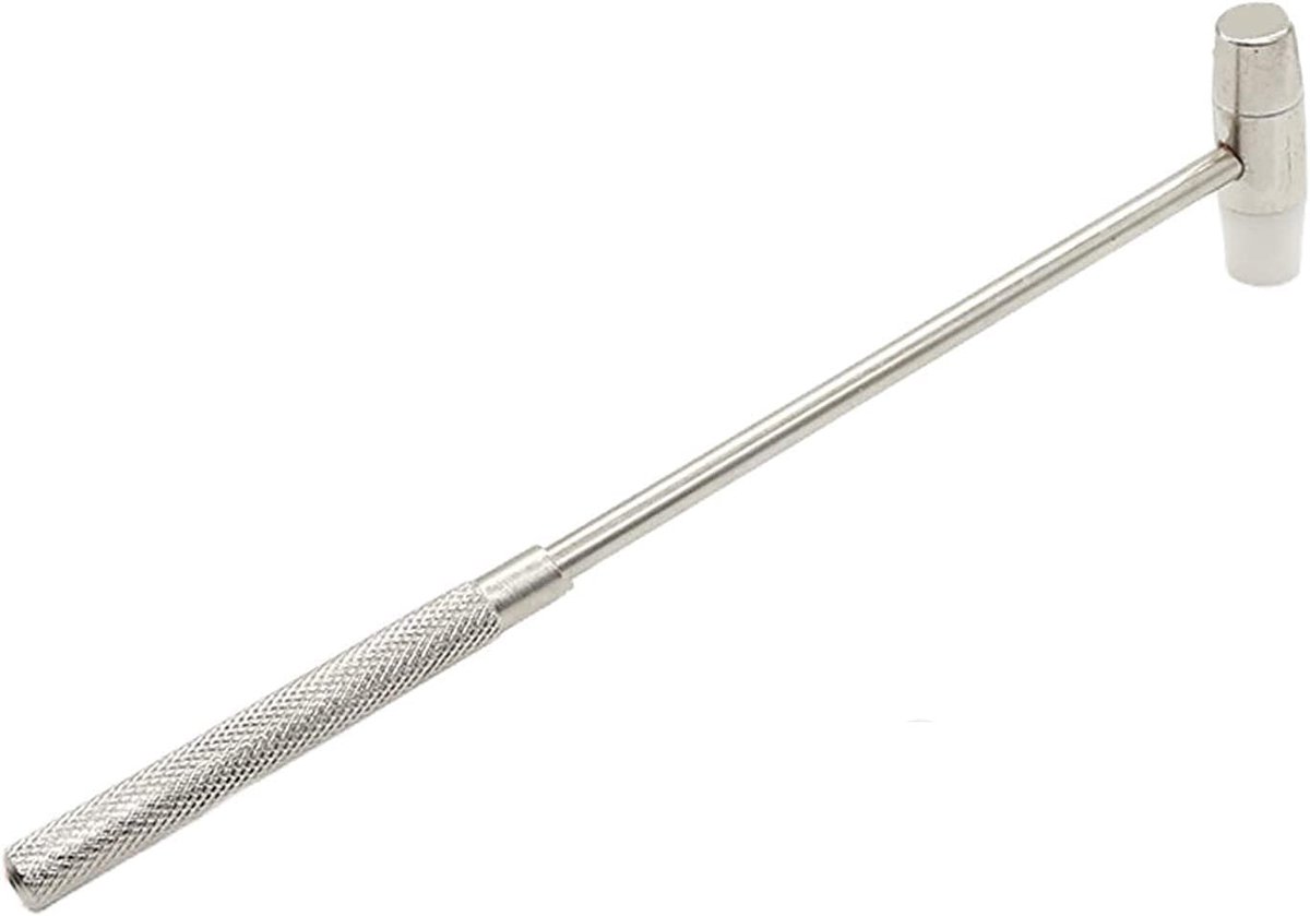 Horloge reparatiehamer 20 cm - rubberen en metalen kop - multifunctioneel en veilig - ideaal voor horlogemakers - ShopVlot