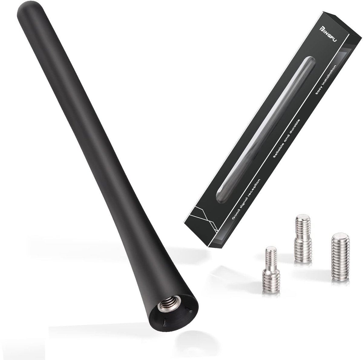 Solidchoice - Universele Korte Auto Antenne 16cm voor AM & FM Ontvangst