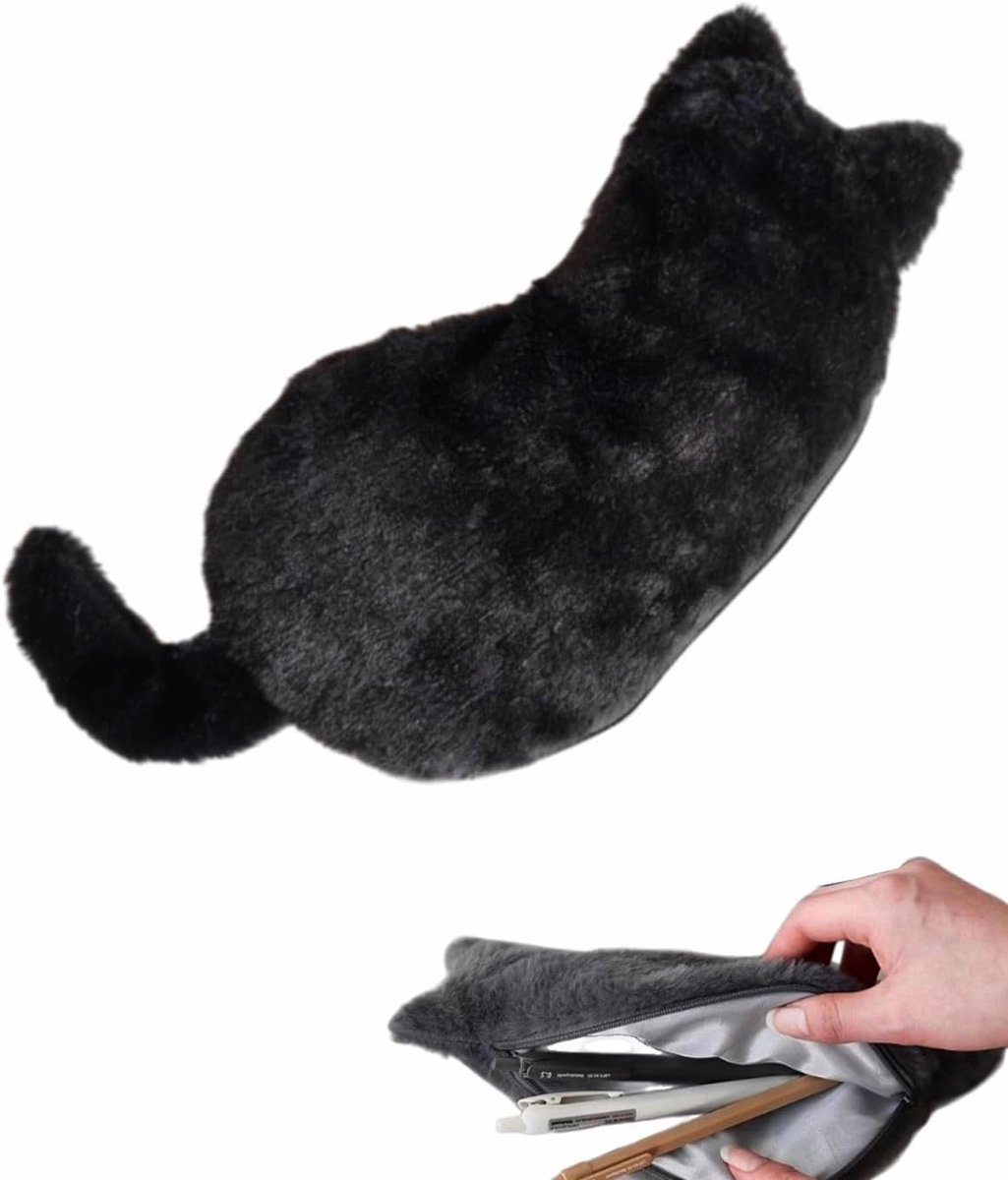 Federmäppchen kat - Cosmetica tas - Ideaal voor school of als cadeau - ShopVlot