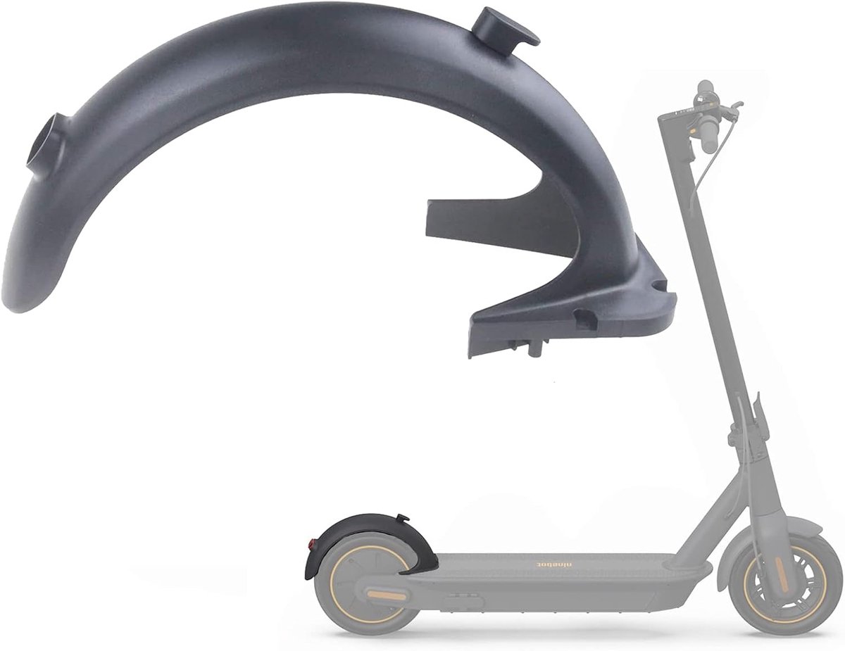 Achterspatbord + Haak voor Segway Ninebot Max G30 - Hoge kwaliteit kunststof - ShopVlot
