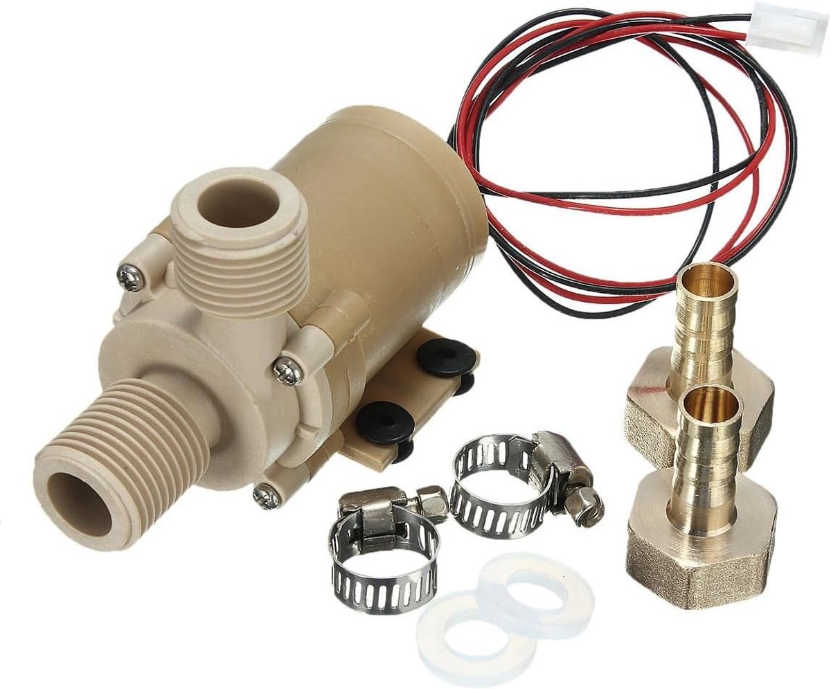 Waterpomp DC 12V 6W - Zonne-energie - Laag geluidsniveau - Ideaal voor verwarmingssystemen - ShopVlot