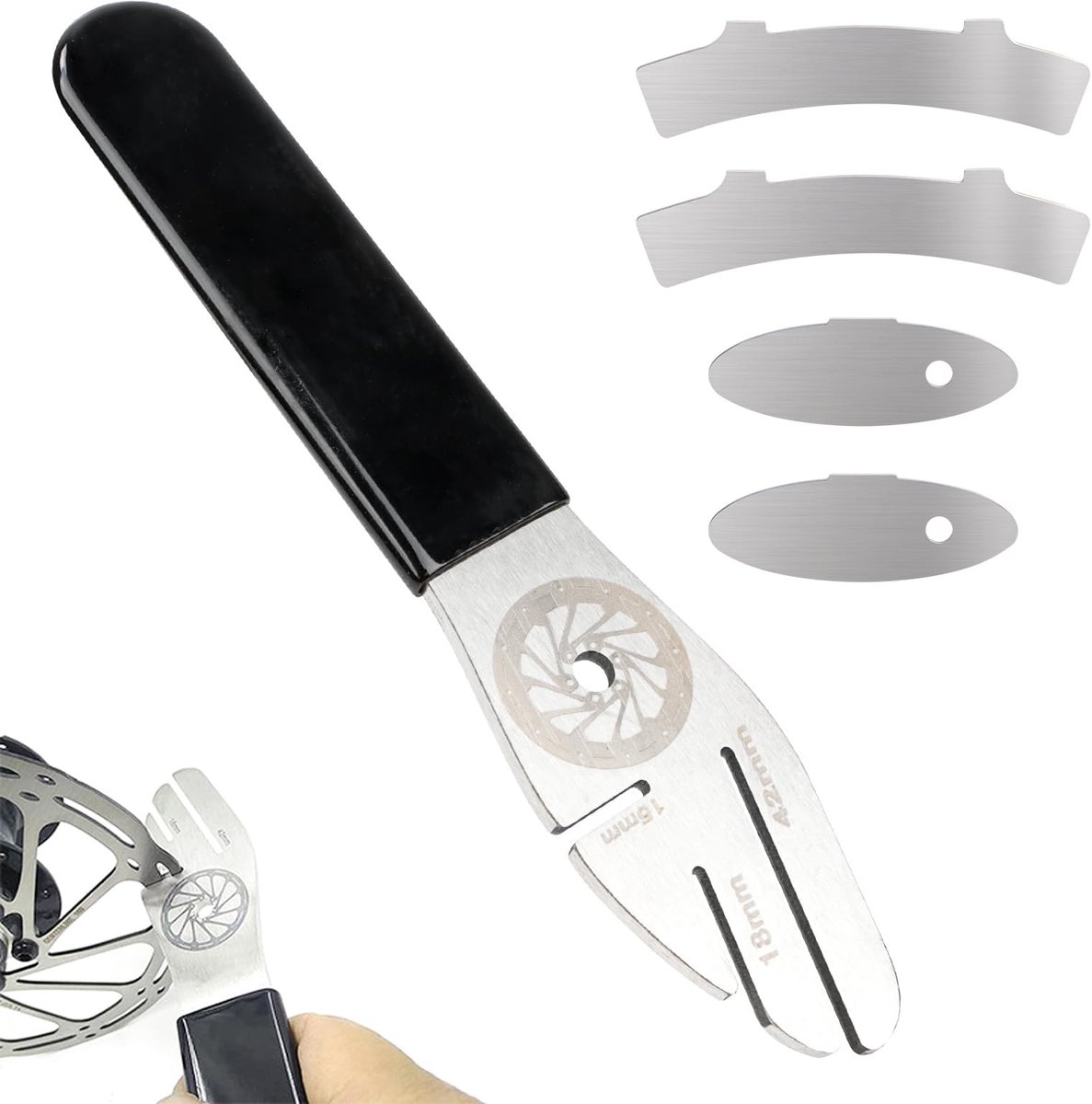 Solidchoice - Disc Brake Afstelgereedschap voor Fietsen van RVS