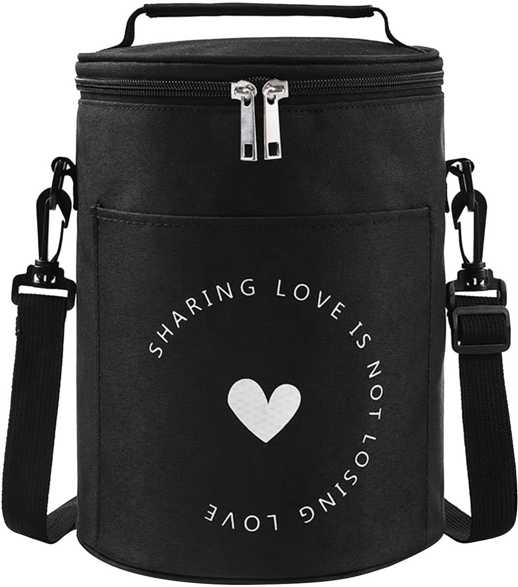 Solidchoice - Isolerende Lunch Bag met Verstelbare Schouderband voor Op Reis