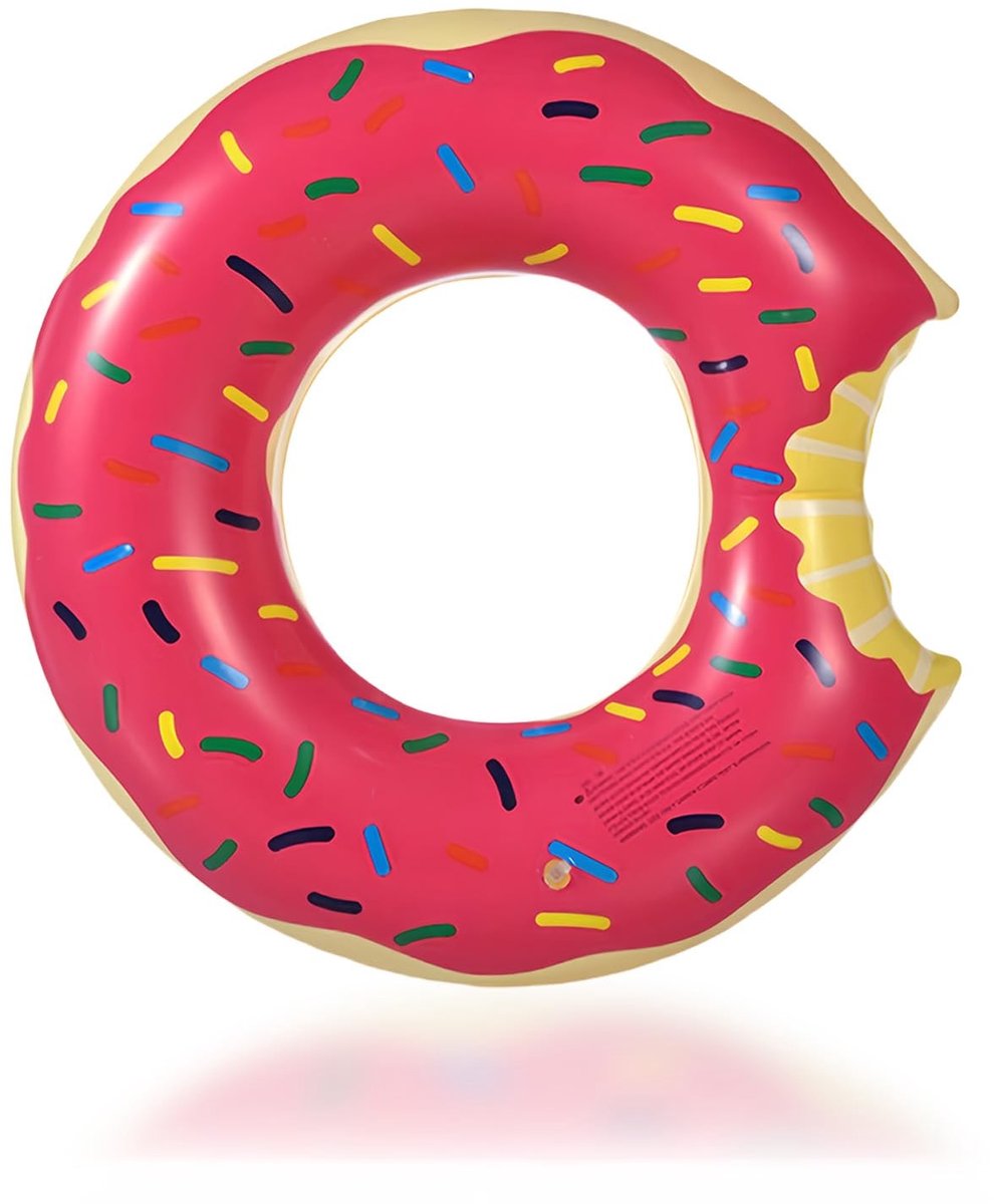 Solidchoice - Donut Opblaasbare Zwemring voor Kinderen voor Zomerplezier