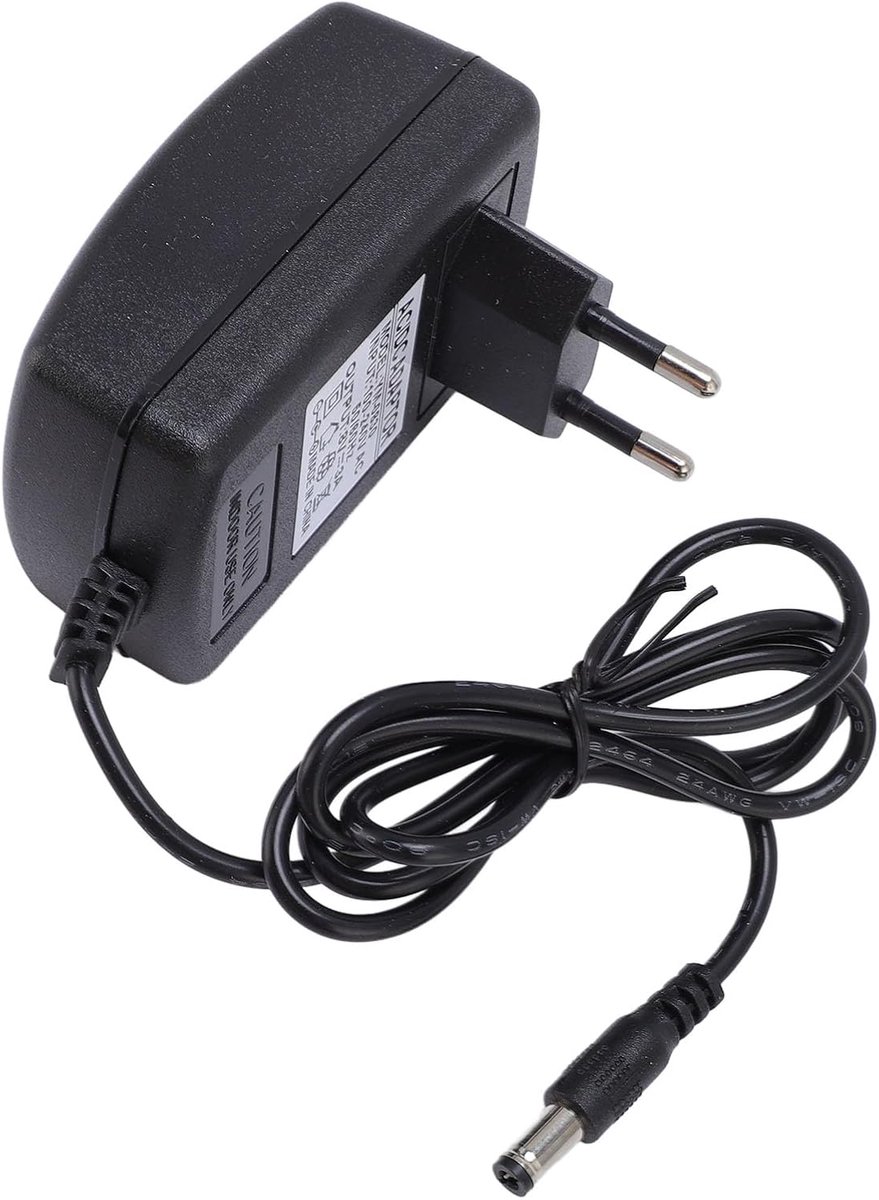 Power Supply 8V 3A 24W, 5.5mm x 2.5mm Plug 93cm Cable Length AC to DC Power Adapter for LED Speaker Display (EU Plug) - ShopVlot