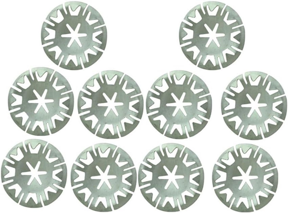 Pack of 10 Underground Clips, 30 mm Motor Cover, Heat Protection Plate, Mounting Heat Plate, Clamp Disc Cover - ShopVlot