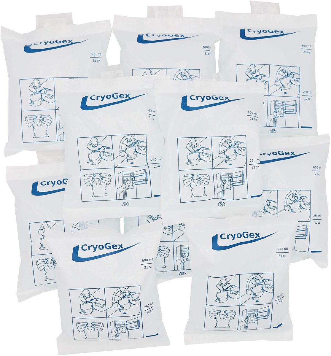 Pakket Van 10 Ijspakken - Ultrazuinig Pakket - ShopVlot