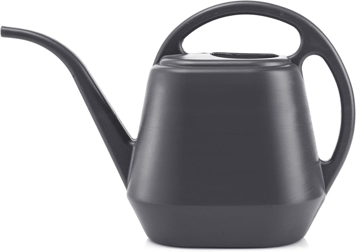 Fasmov Plastic Watering Can, Grey, 1-Gallon - ShopVlot