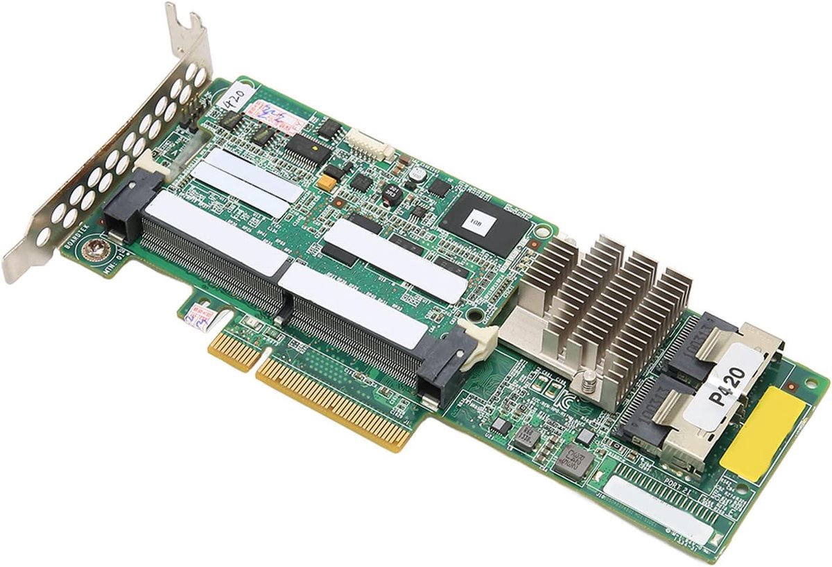 Server Array Card, P420 1GB FBWC 6GB 2-Port SAS Controller Advanced Storage Server Array Card Adapter for HP ProLiant - ShopVlot