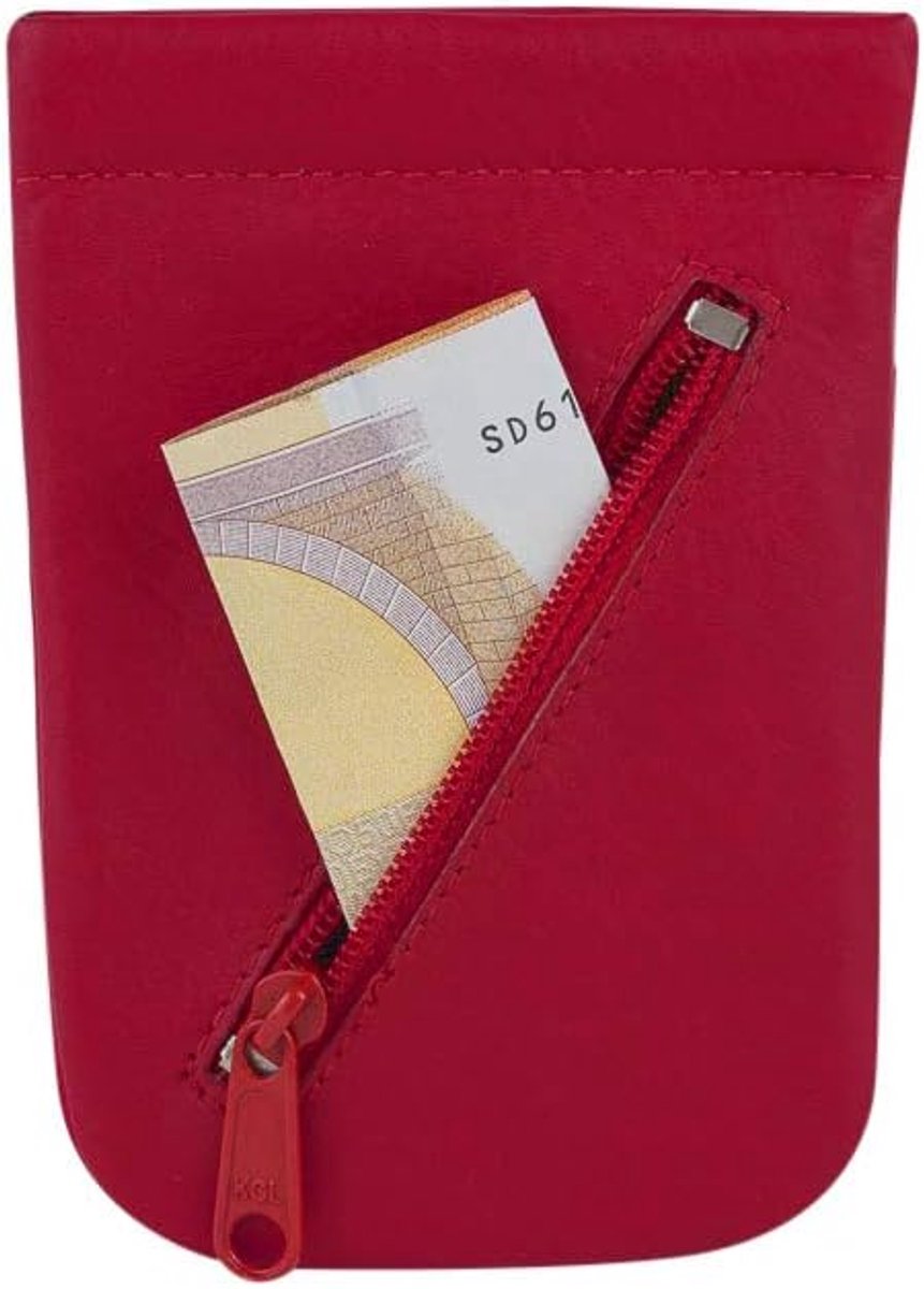 Snapkey bag LEAS in genuine leather, cherry - ''LEAS Special Edition' - ShopVlot