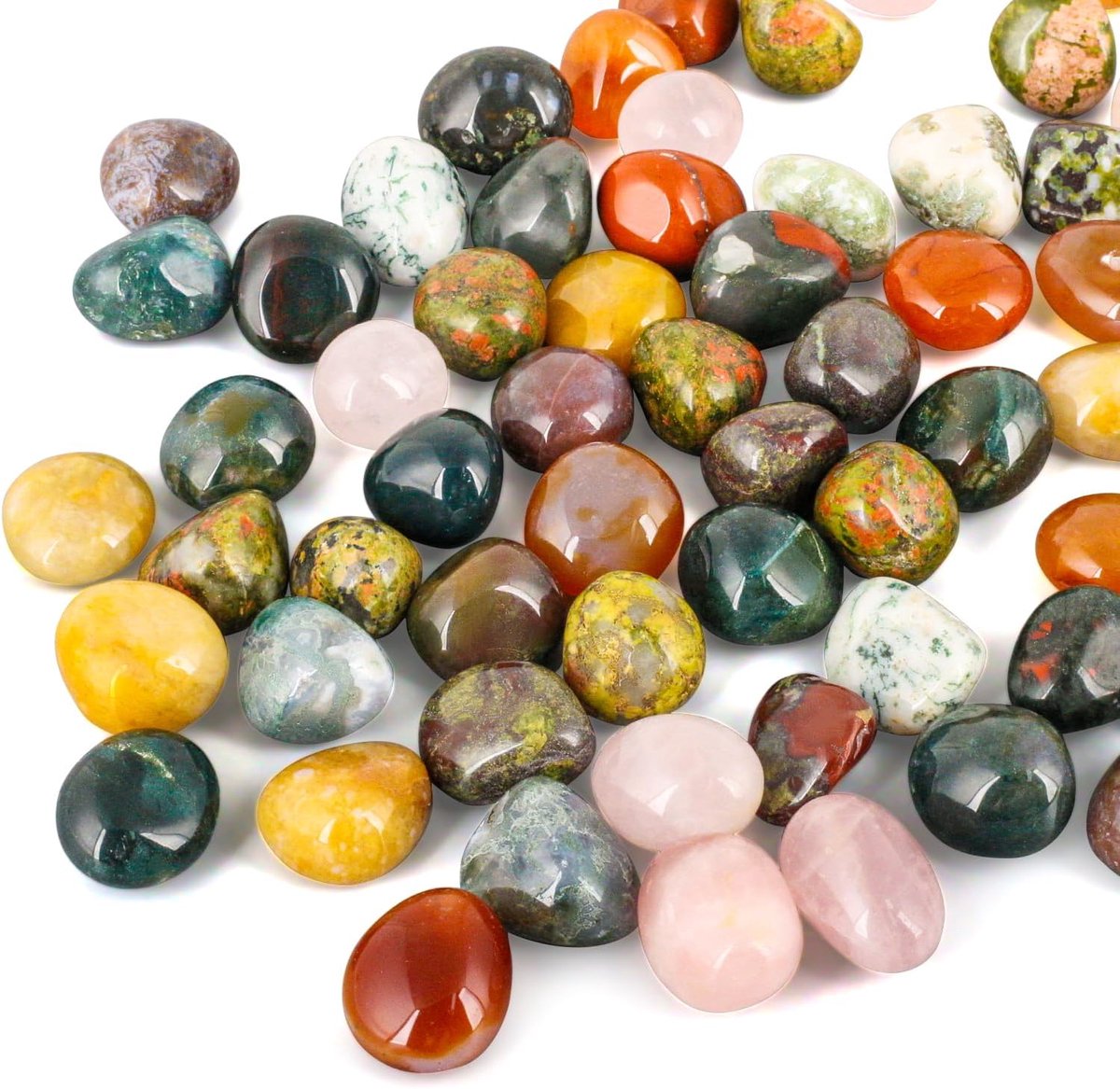 Gemstones 2-3 cm excavate tumbled stones semi-precious stones - ShopVlot
