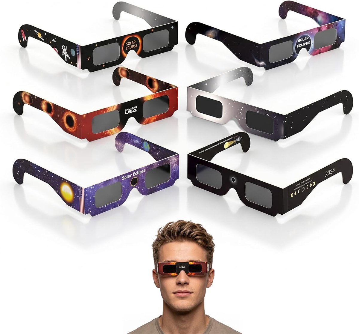 Non-prescription glasses, decorative glasses in nerd style, retro frame for men and women, classic nose bridge design - ShopVlot