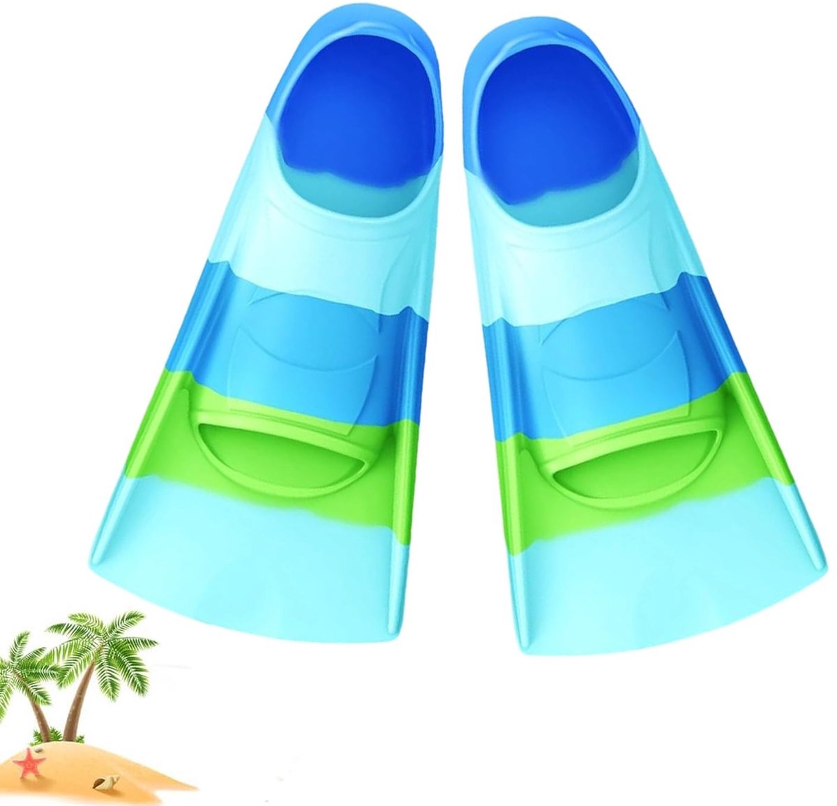 Solidchoice - Silicone Duikvinnen voor Kinderen 33-35
