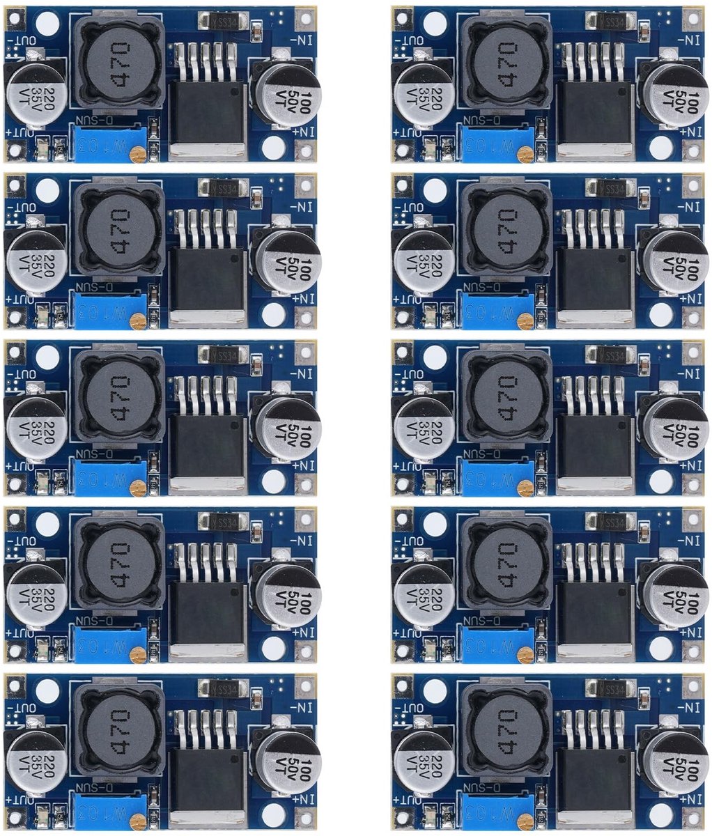 Solidchoice - 10 Stuks DC-DC 3A Step Down Converter voor Elektronica